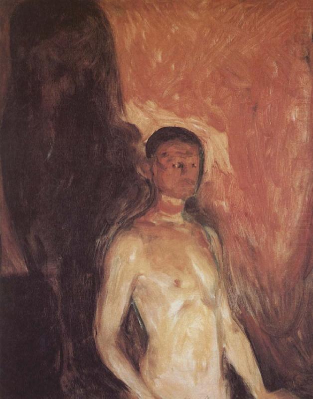 Edvard Munch Self-Portrait in the hell china oil painting image